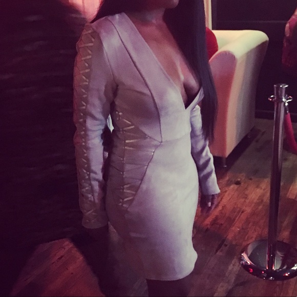 Missguided Dresses & Skirts - Faux-suede dress